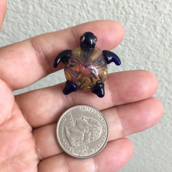 🖤Italy sea turtle glass art pin - Picture 12 of 15